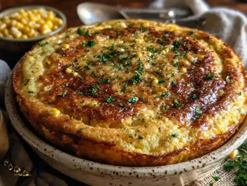 corn pudding casserole - featured image