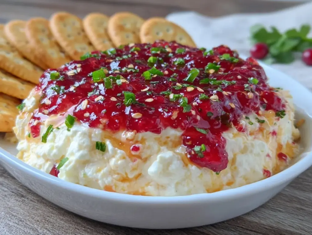 cranberry jalapeño dip - featured image