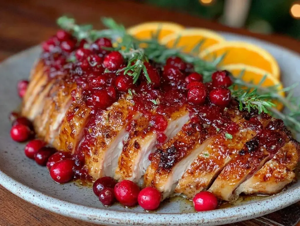 cranberry orange turkey breast - featured image