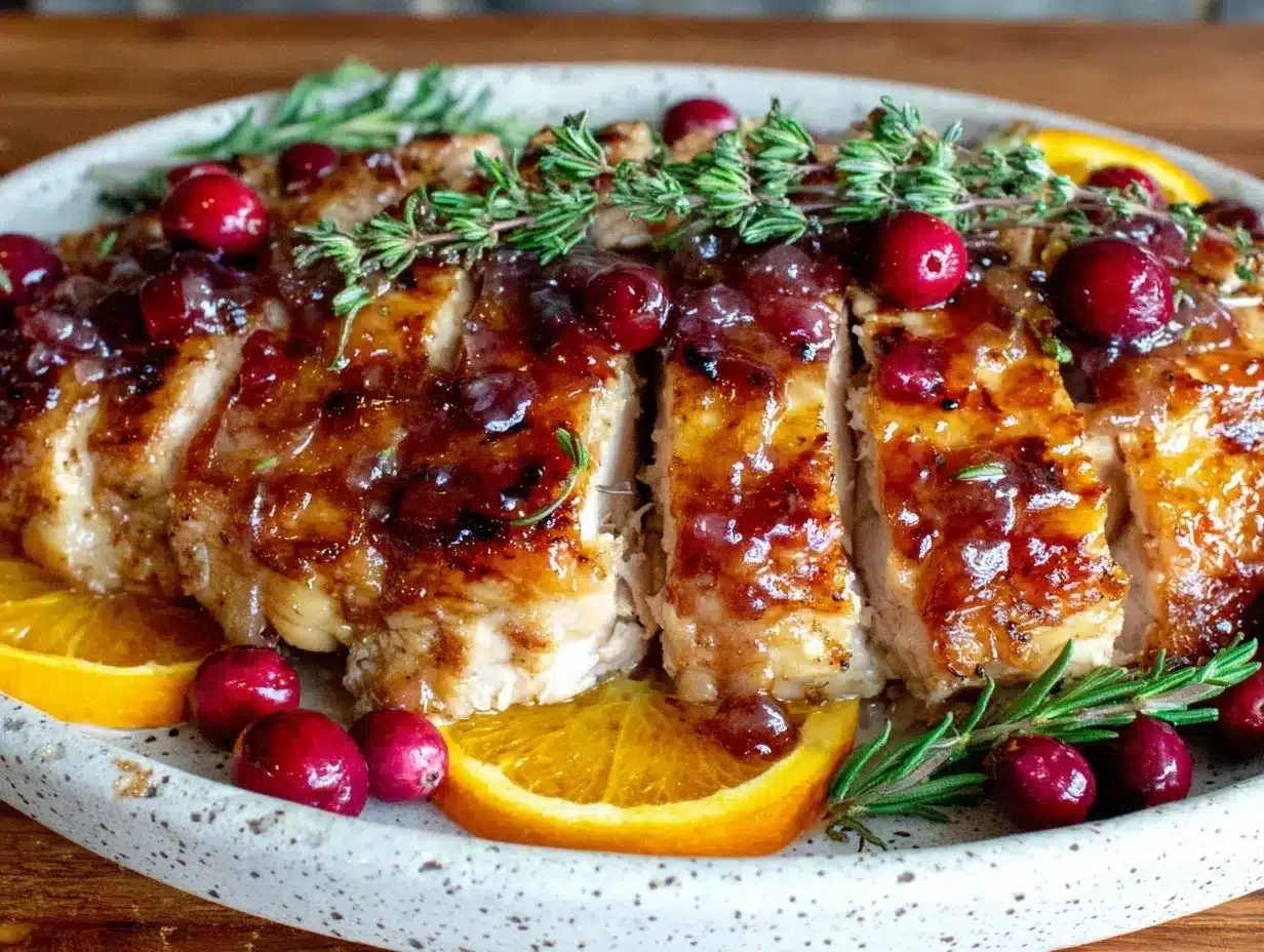 cranberry orange turkey breast preparation steps
