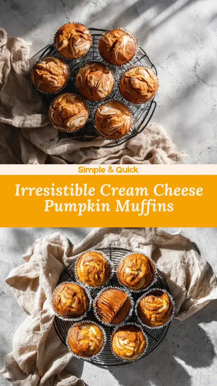 cream cheese pumpkin muffins recipe