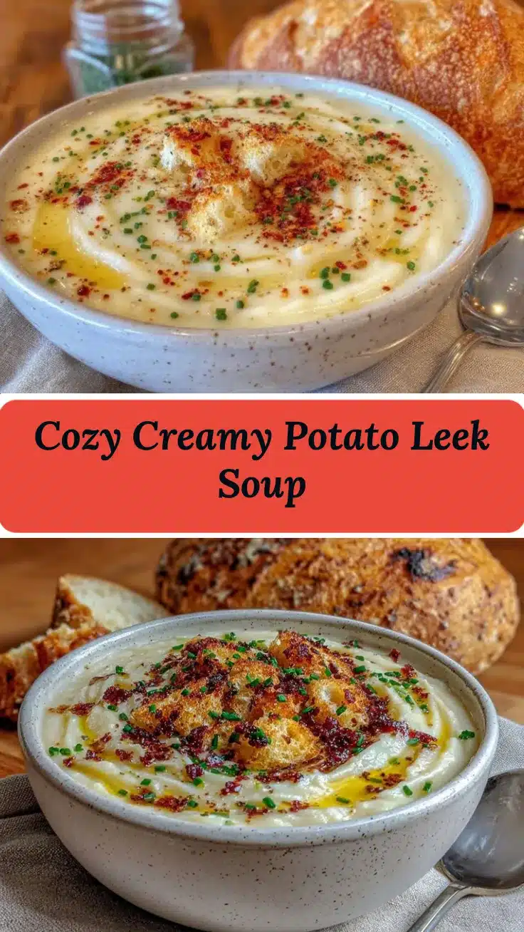creamy potato leek soup recipe