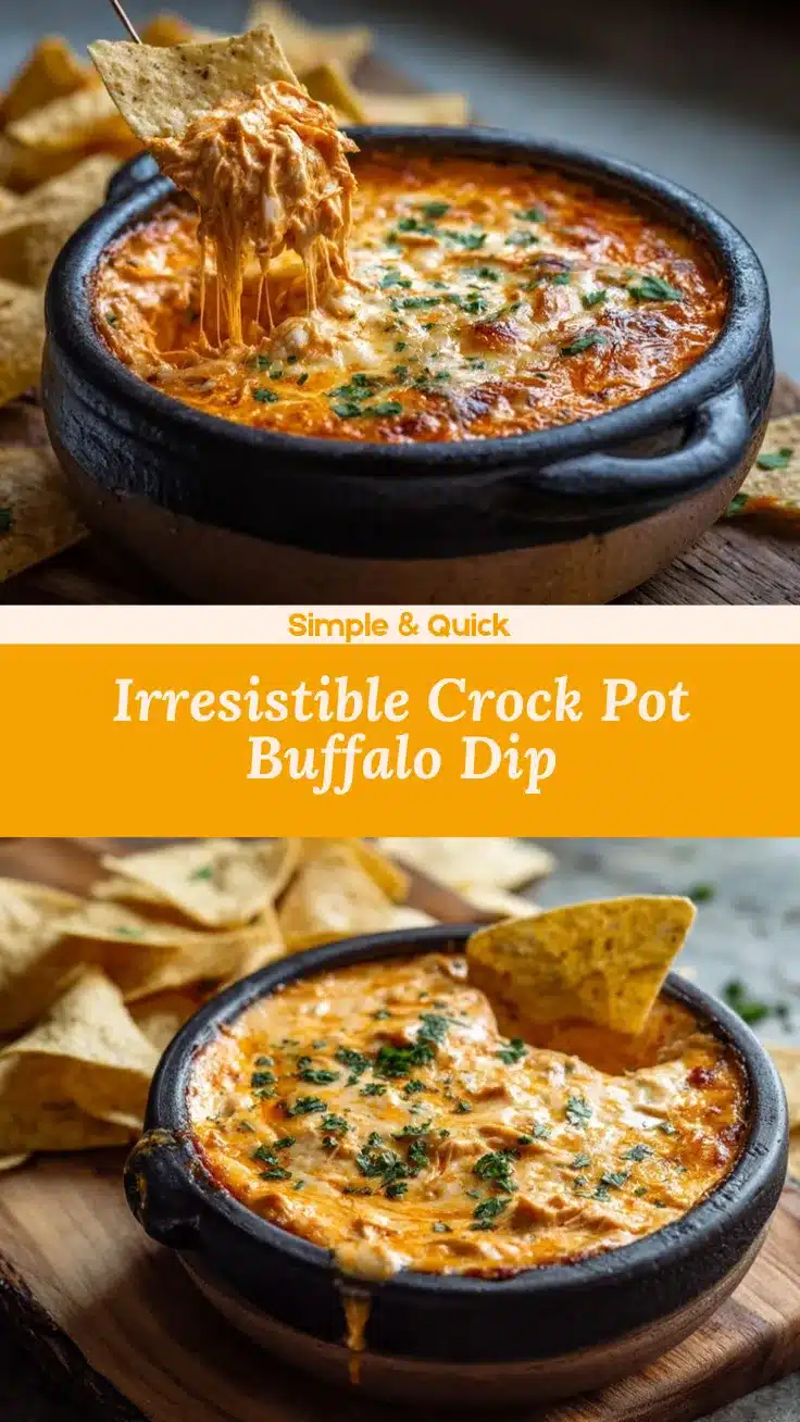 crock pot buffalo chicken dip recipe