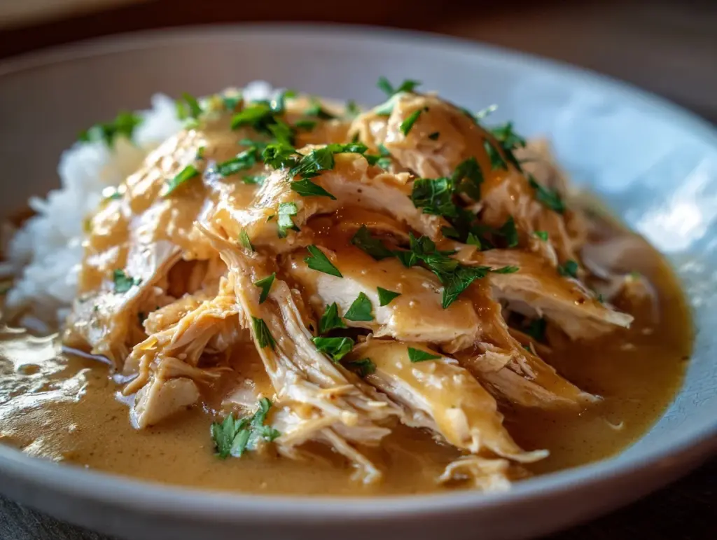 Crockpot Chicken and Gravy - featured image