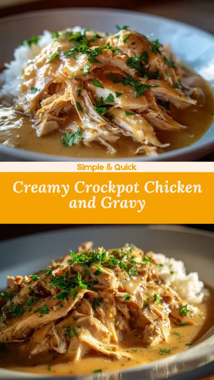 Crockpot Chicken and Gravy recipe