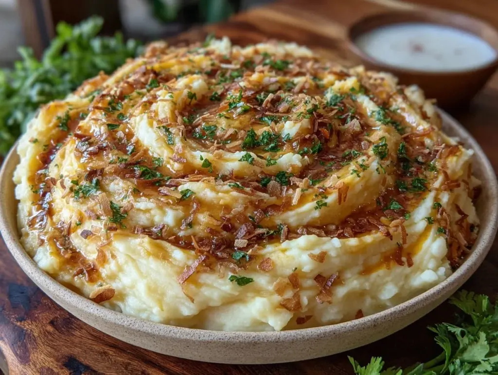curry coconut mashed sweet potatoes - featured image