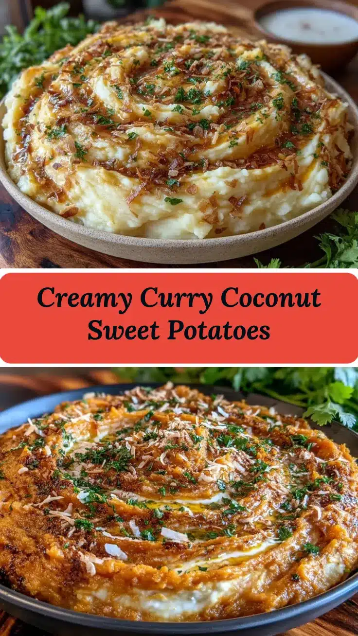 curry coconut mashed sweet potatoes recipe