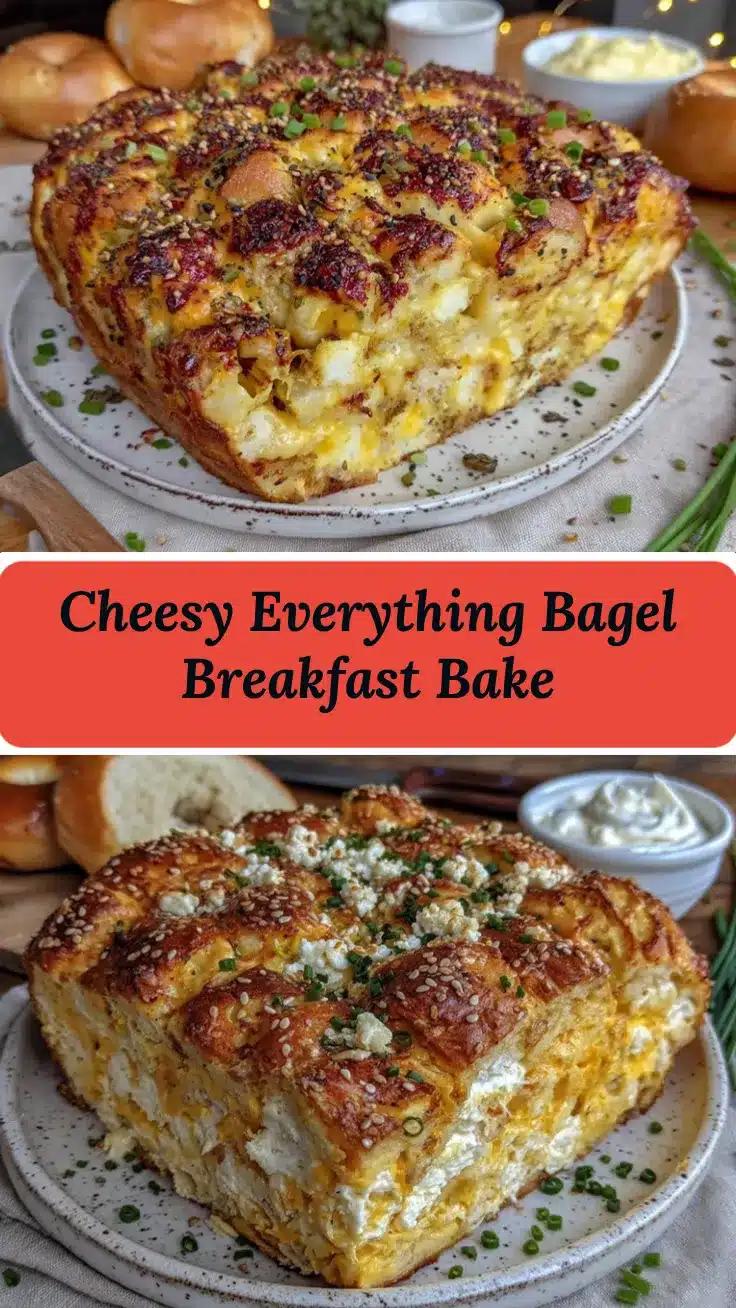 everything bagel breakfast casserole recipe