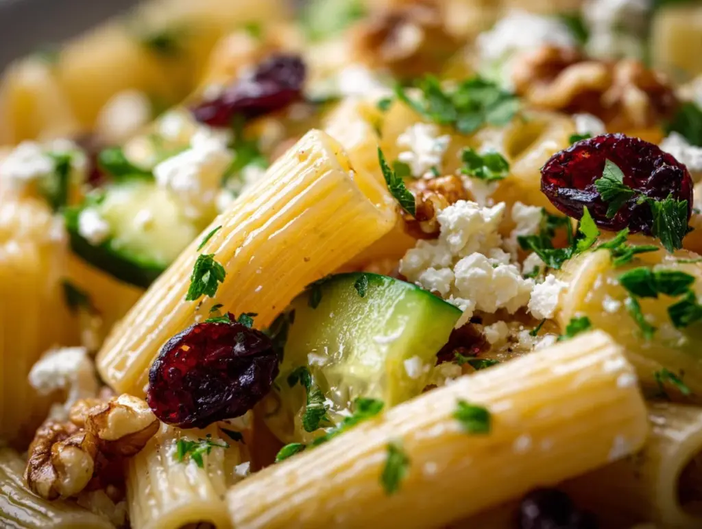 Feta Cranberry Rigatoni Salad - featured image