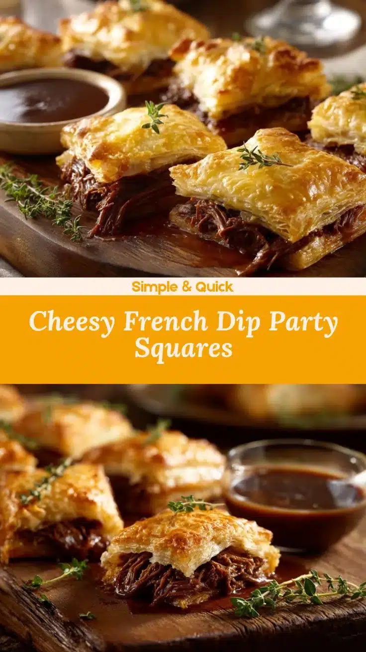 French Dip Squares recipe