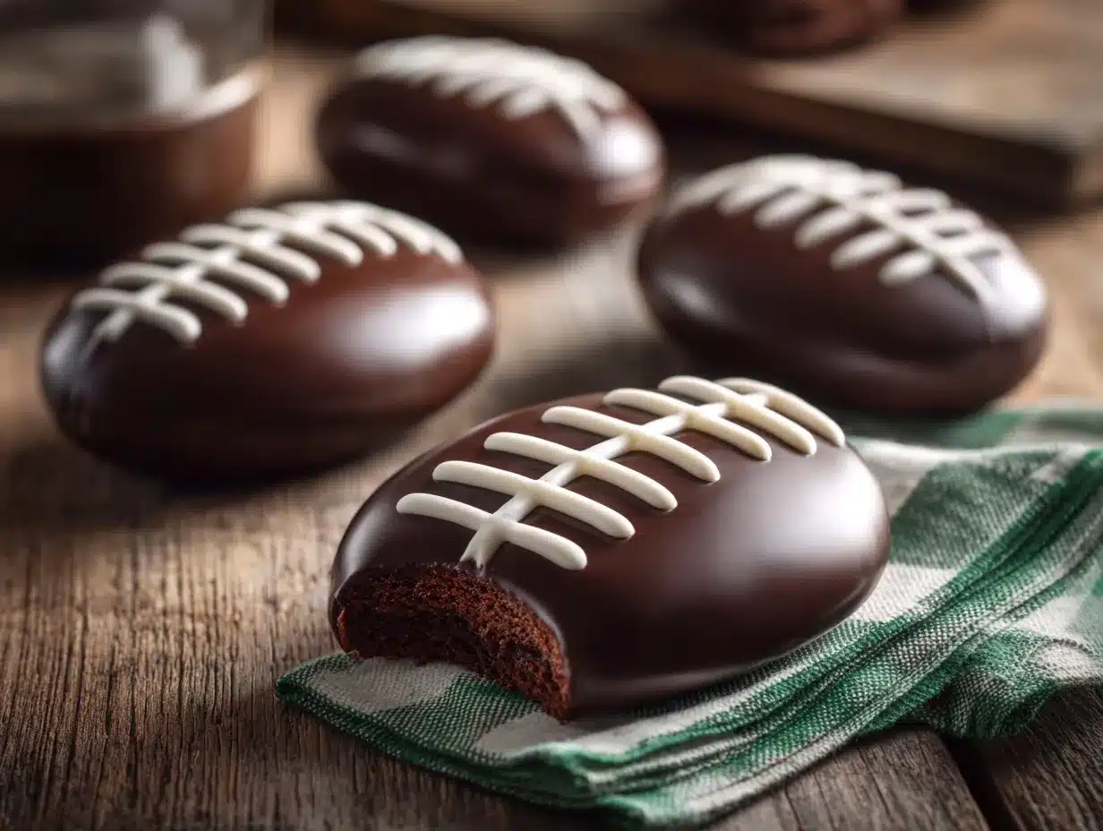 fudgy football brownies preparation steps