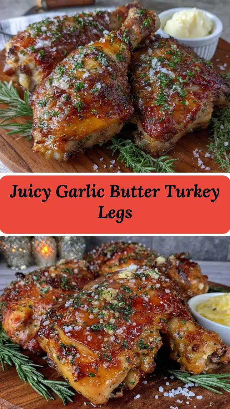garlic butter roasted turkey legs recipe