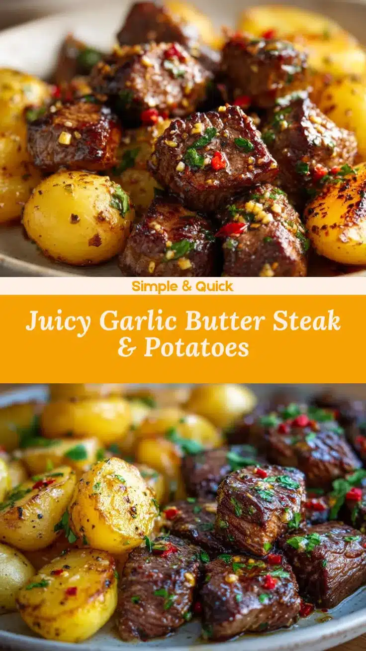 Garlic Butter Steak Bites recipe