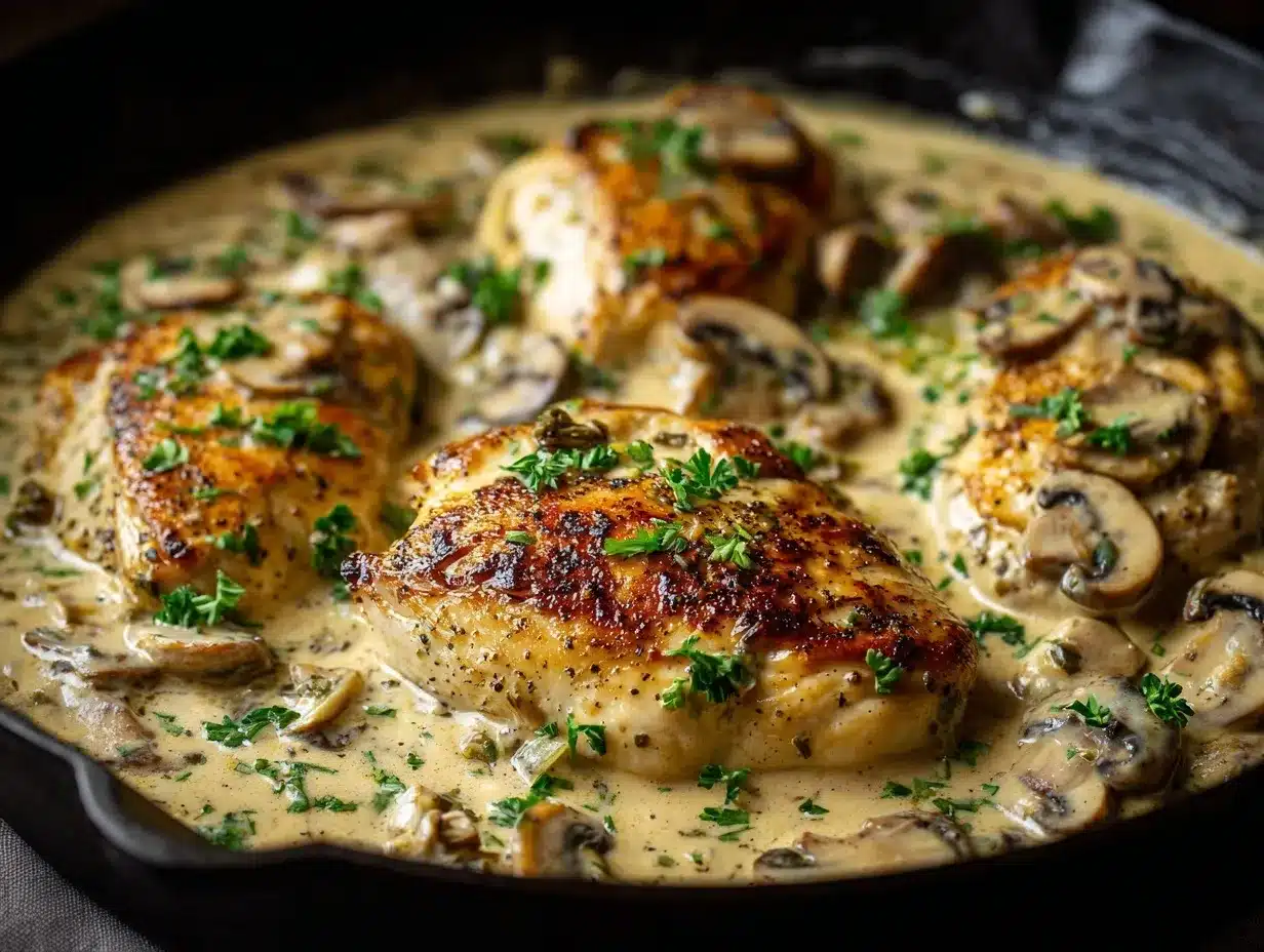 Irish Whiskey Chicken preparation steps