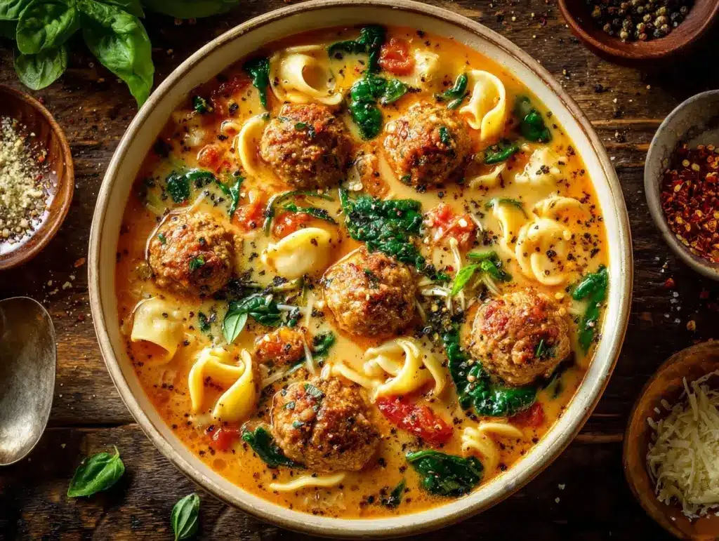 Italian meatball soup - featured image