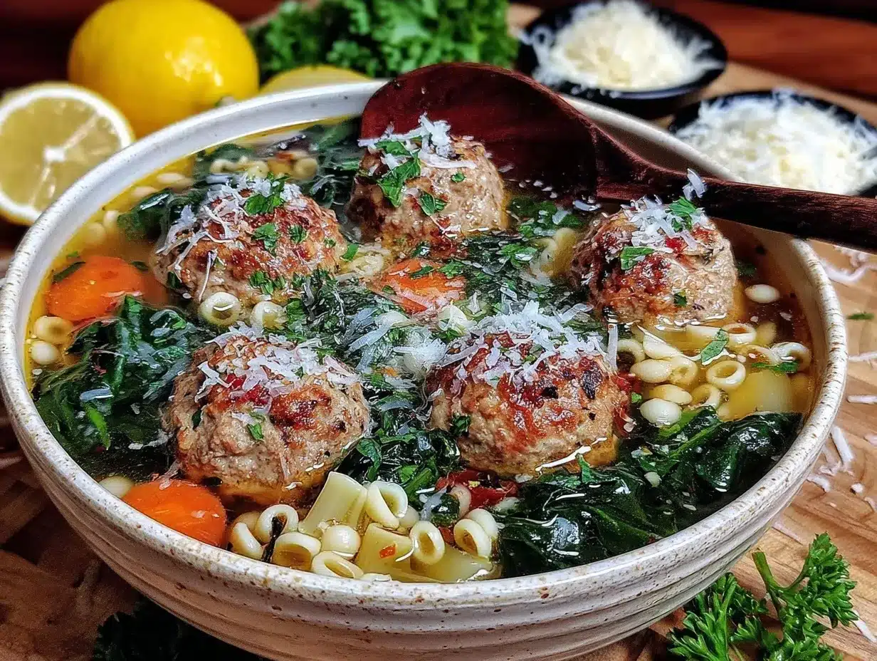 Italian Wedding Soup preparation steps