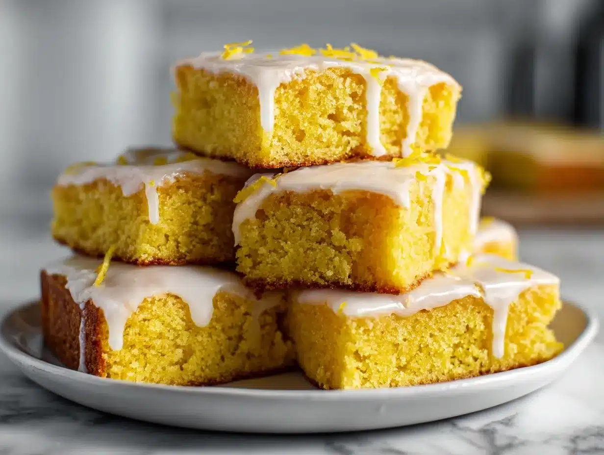 Lemon Brownies preparation steps