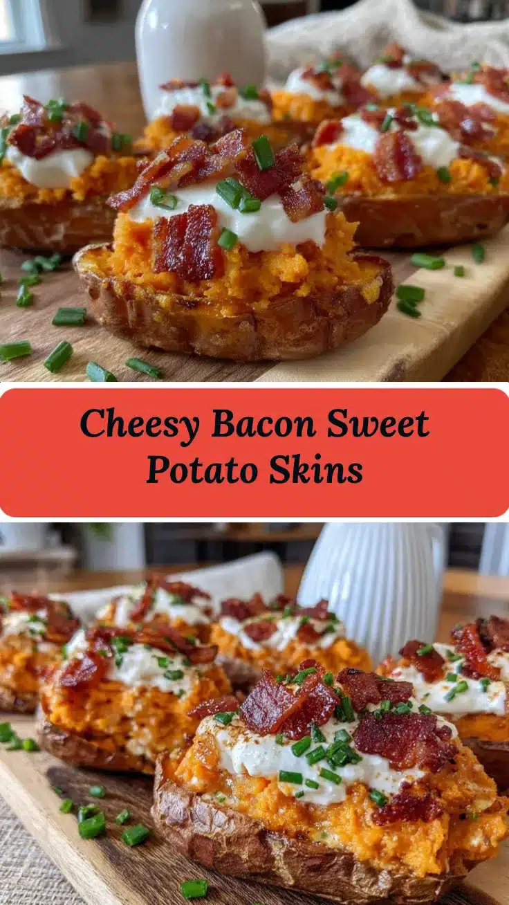 loaded sweet potato skins recipe