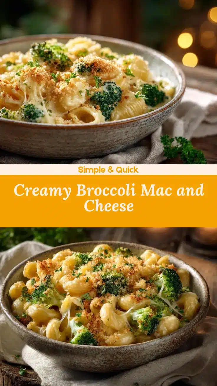 mac and cheese with broccoli recipe