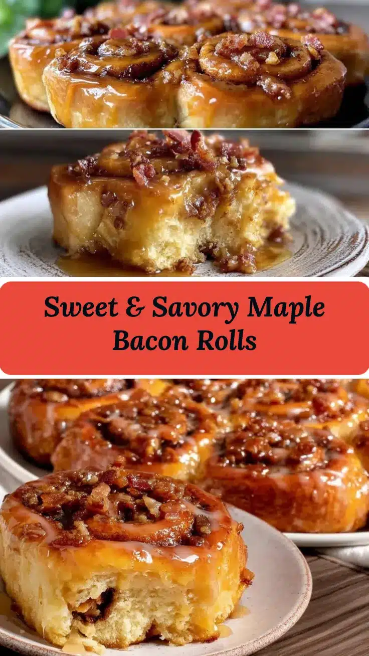 maple bacon cinnamon rolls recipe
