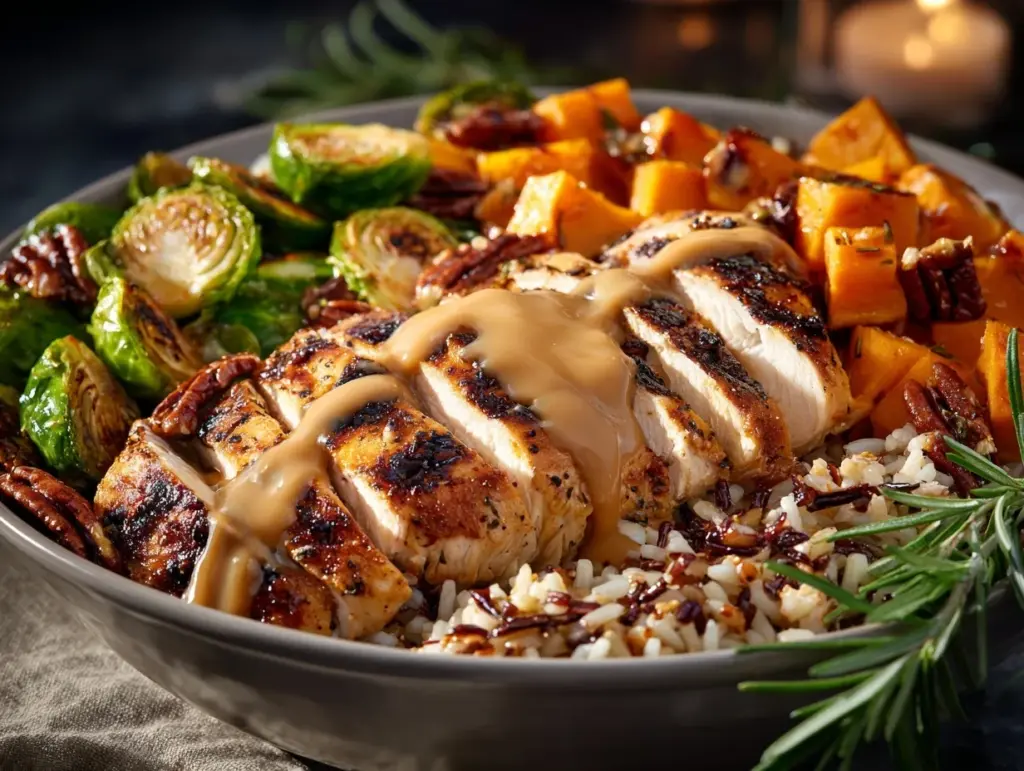 Maple Dijon Chicken Bowl - featured image