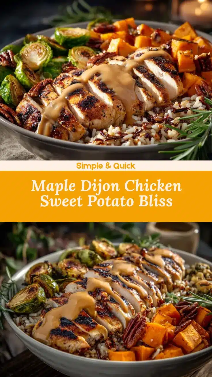 Maple Dijon Chicken Bowl recipe