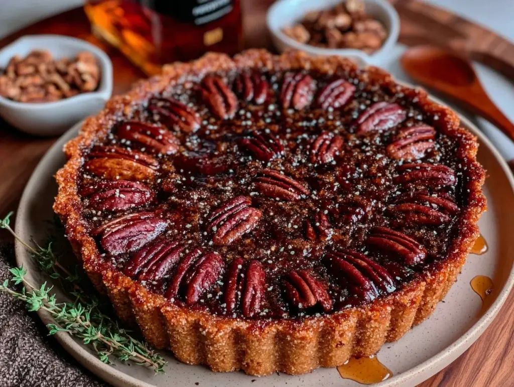 maple walnut tart - featured image