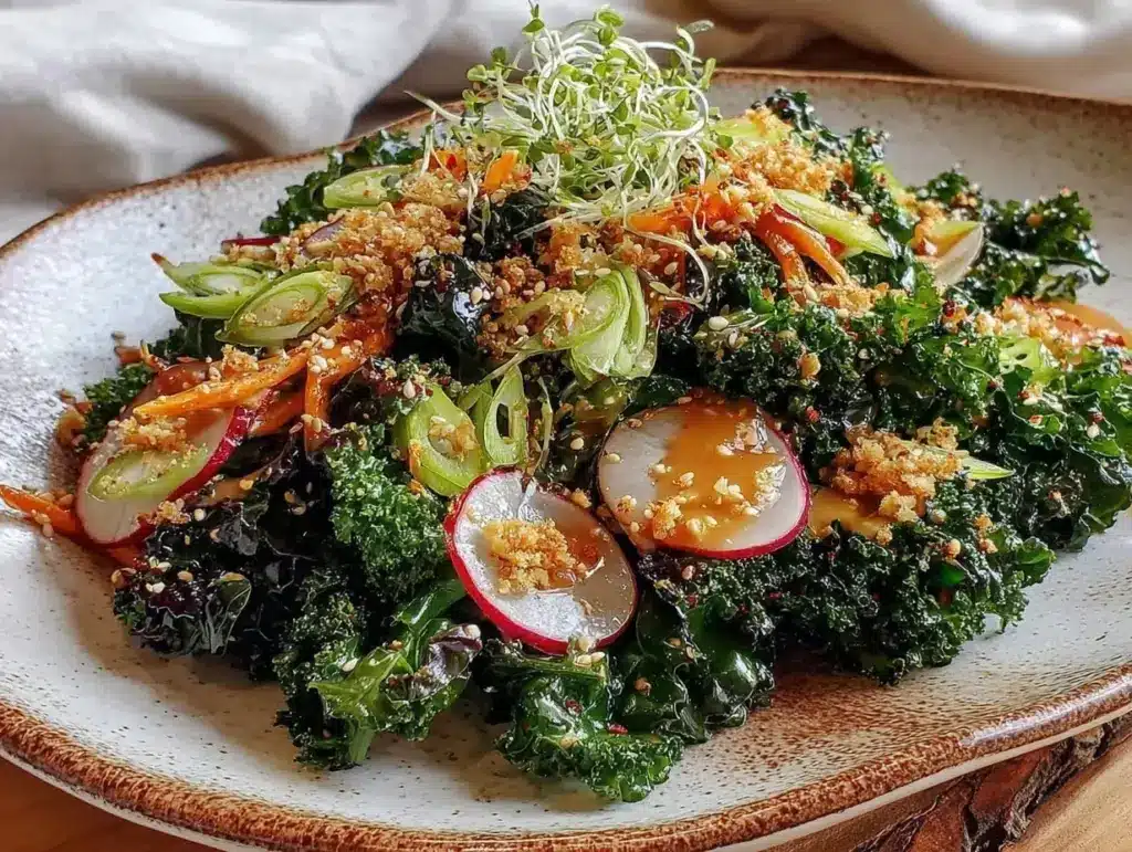 massaged kale salad - featured image