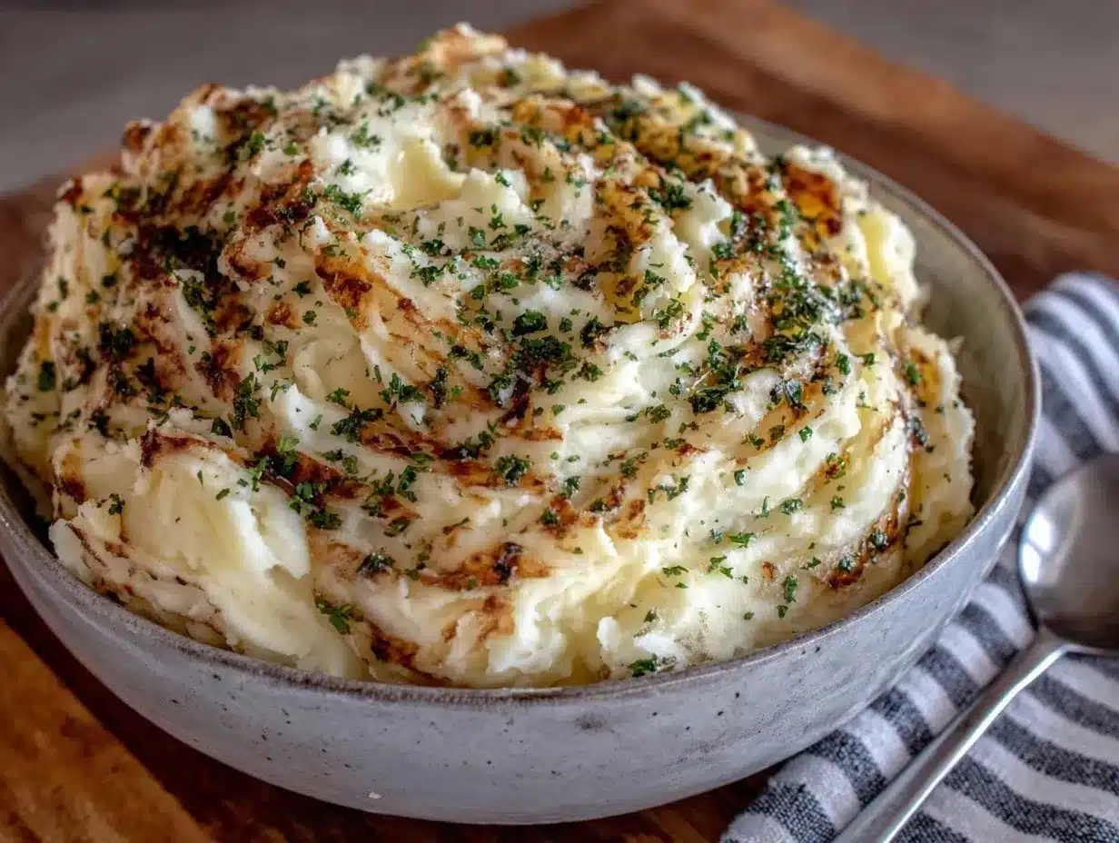 parmesan truffle mashed potatoes preparation steps