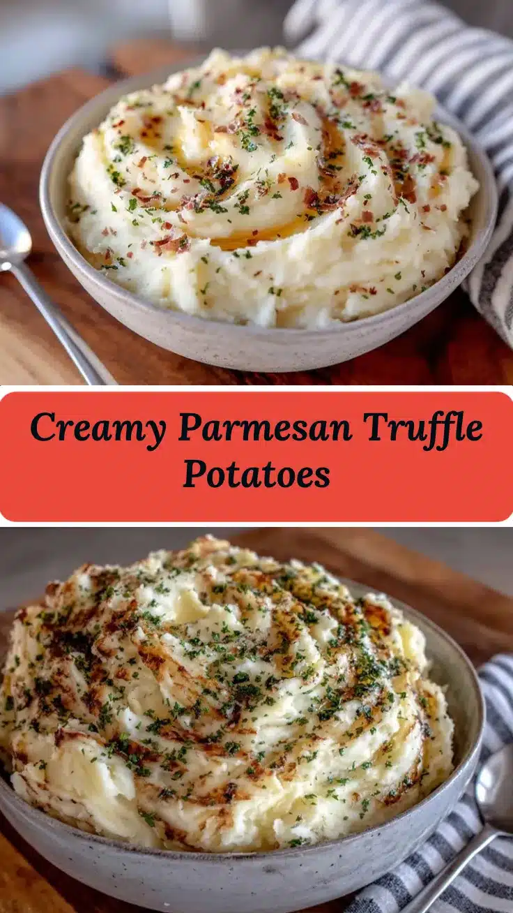 parmesan truffle mashed potatoes recipe