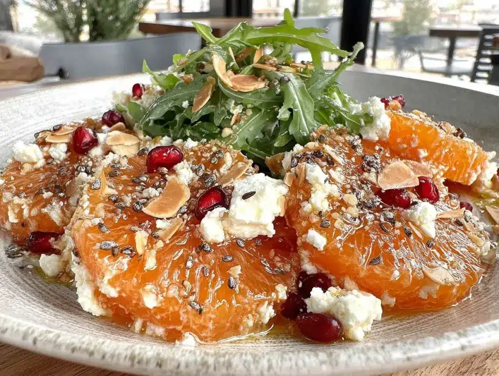 persimmon and burrata salad - featured image