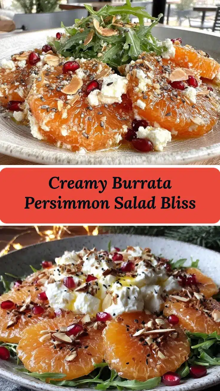 persimmon and burrata salad recipe
