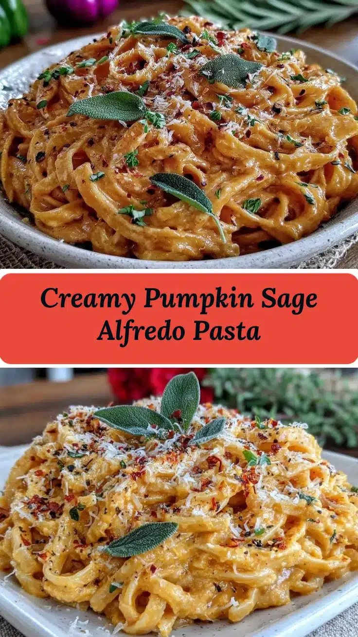 pumpkin alfredo pasta recipe