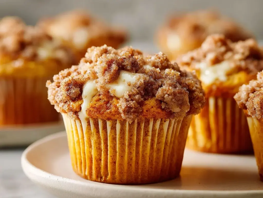 Pumpkin Cheesecake Muffins - featured image