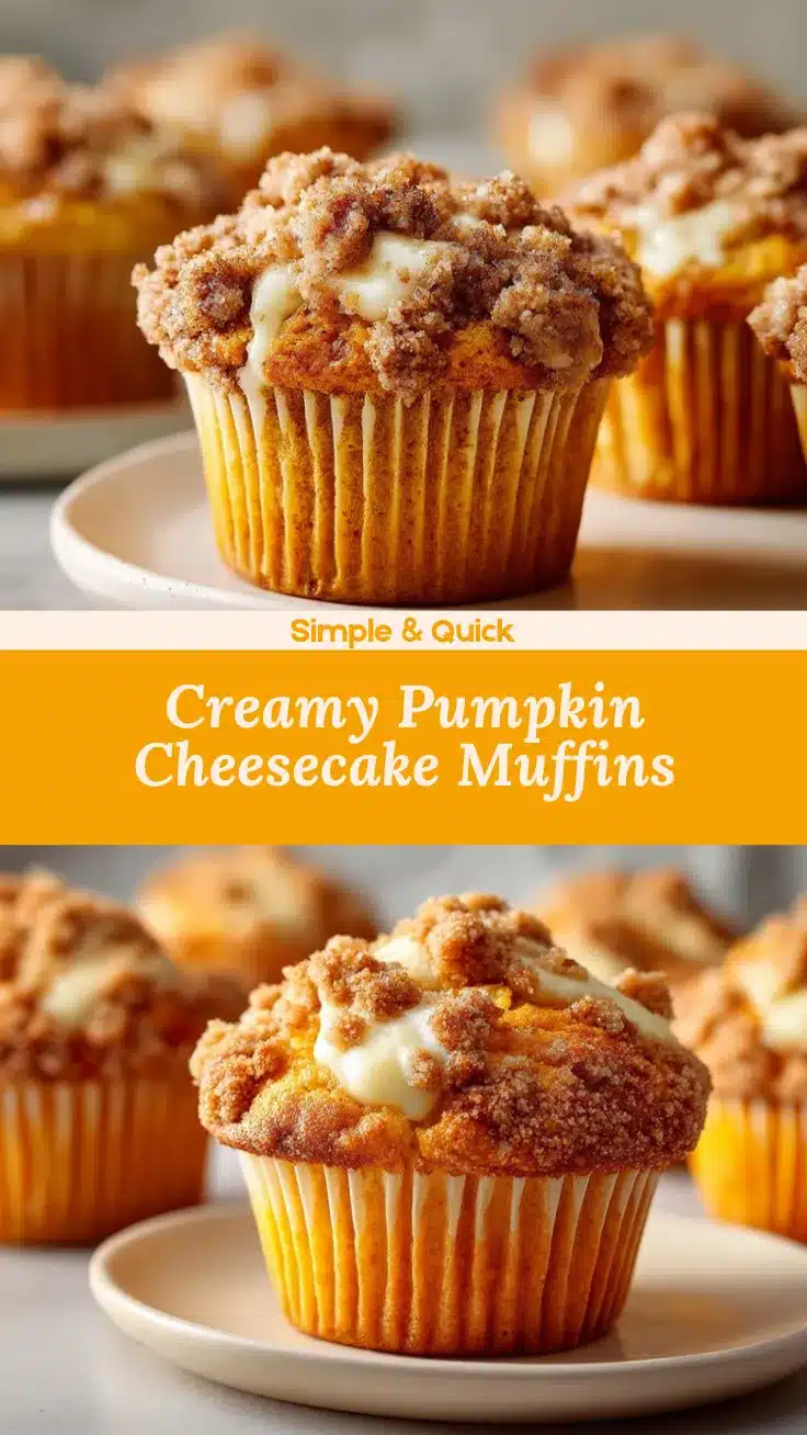 Pumpkin Cheesecake Muffins recipe
