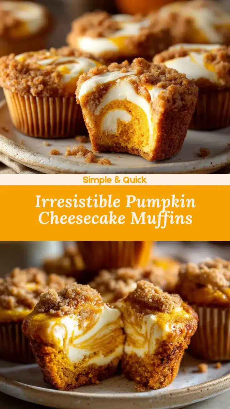 Pumpkin Cheesecake Muffins recipe
