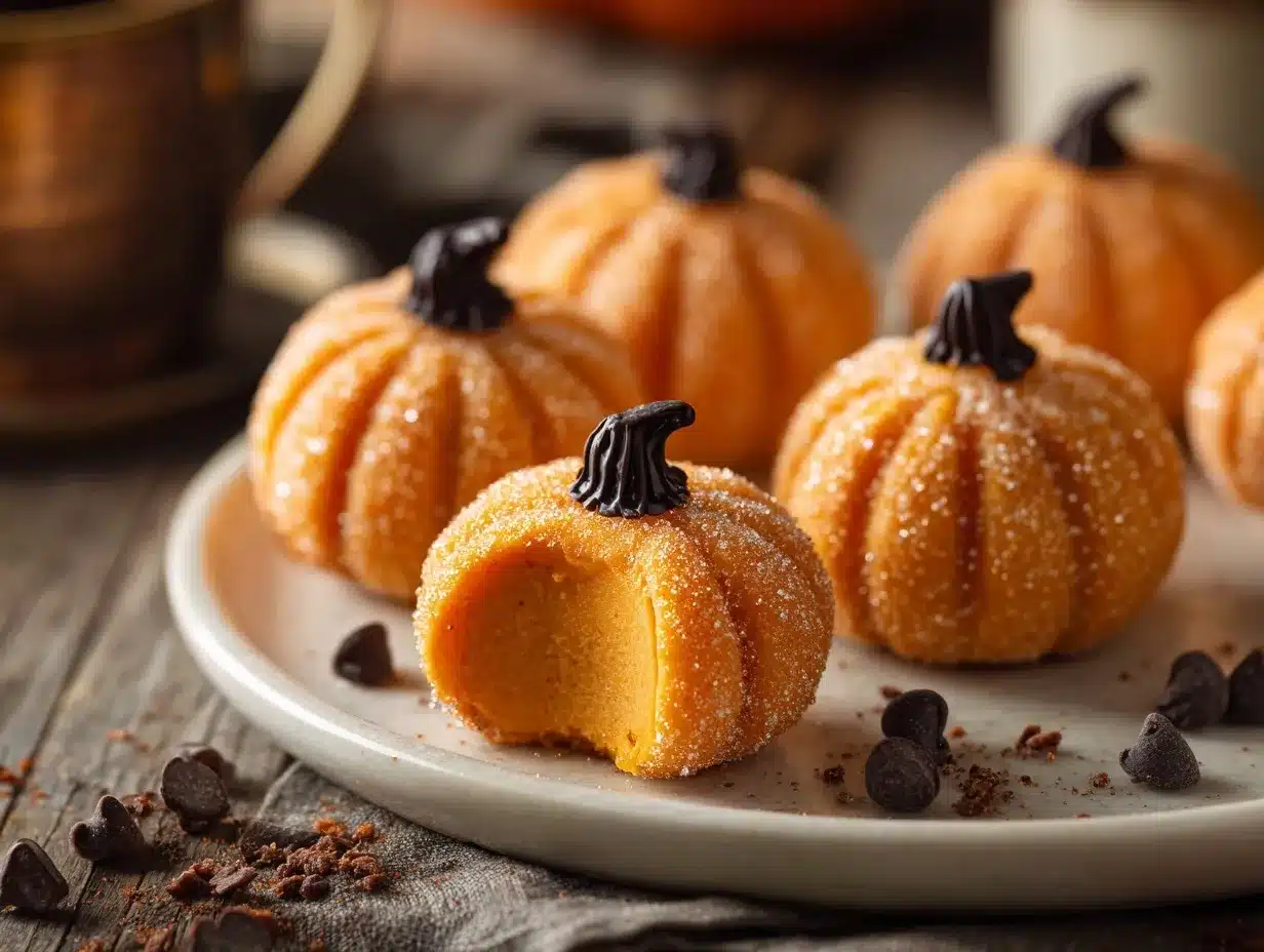 Pumpkin Cheesecake Truffles preparation steps