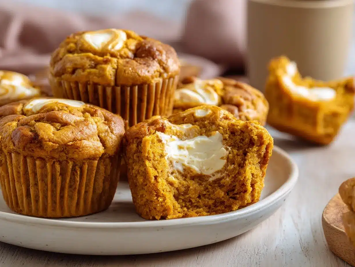 Pumpkin Cream Cheese Muffins preparation steps