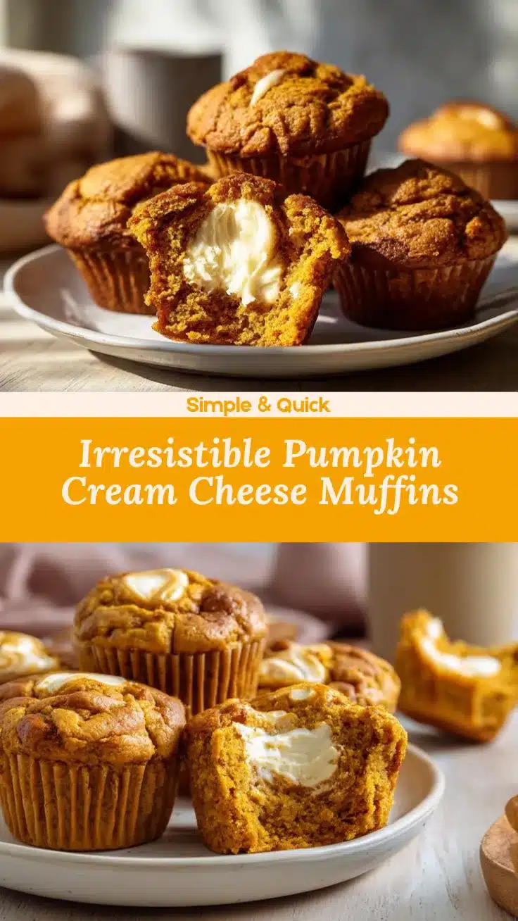 Pumpkin Cream Cheese Muffins recipe