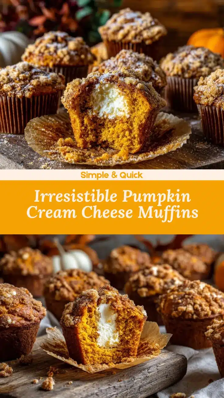 Pumpkin Cream Cheese Muffins recipe
