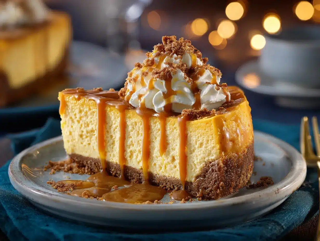 pumpkin dulce de leche cheesecake preparation steps