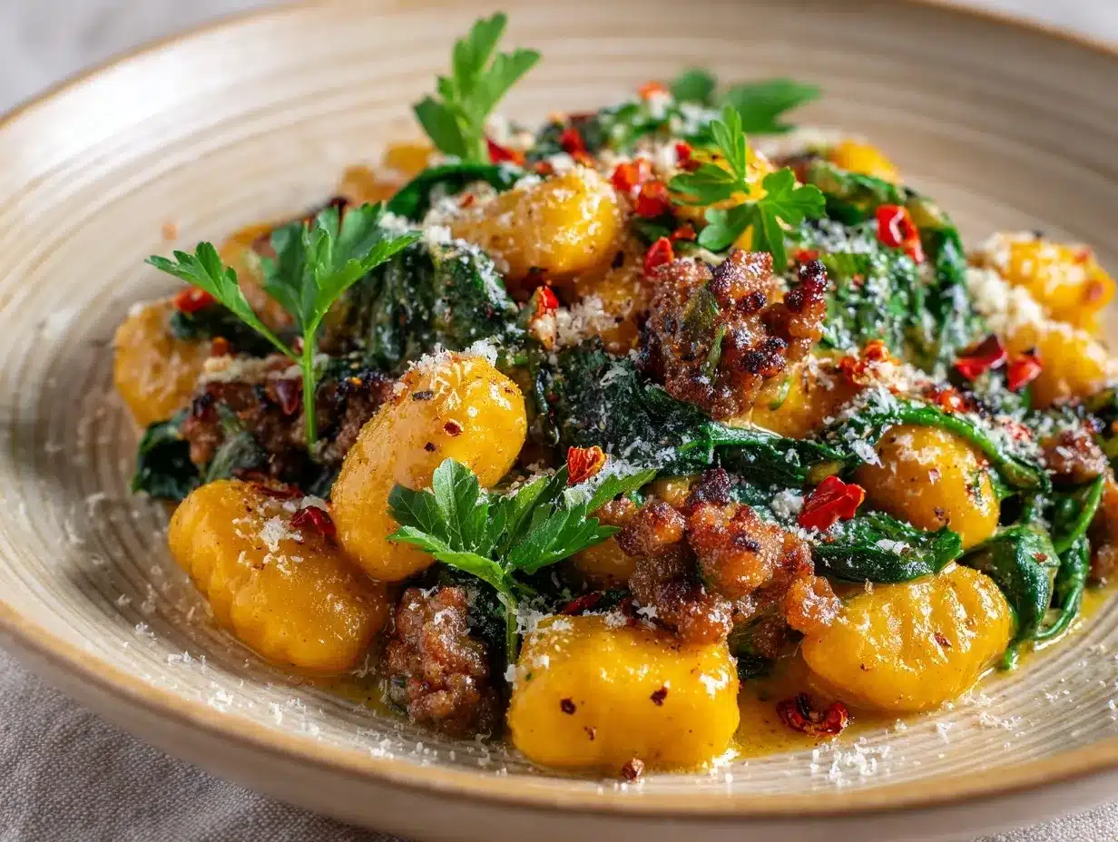 Pumpkin Gnocchi preparation steps