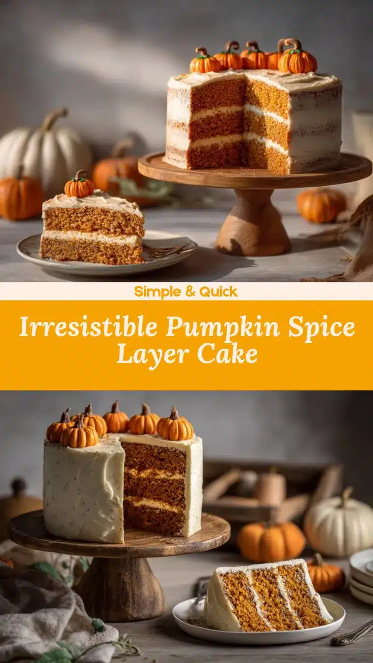 Pumpkin Layer Cake recipe