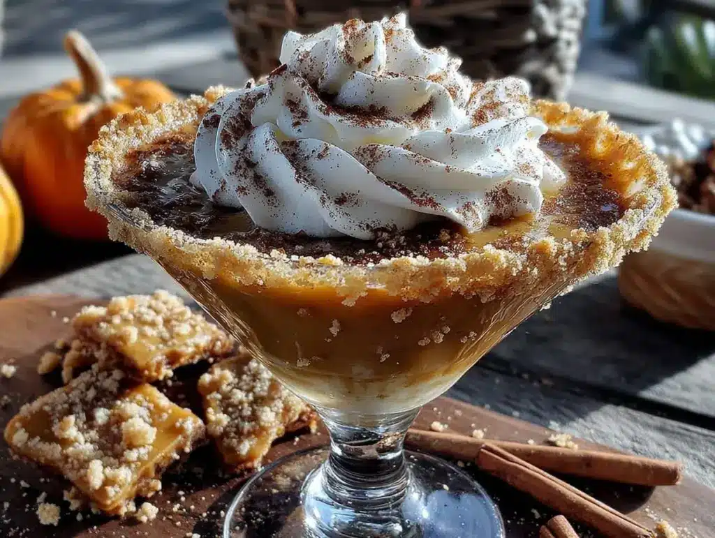 pumpkin pie martini - featured image