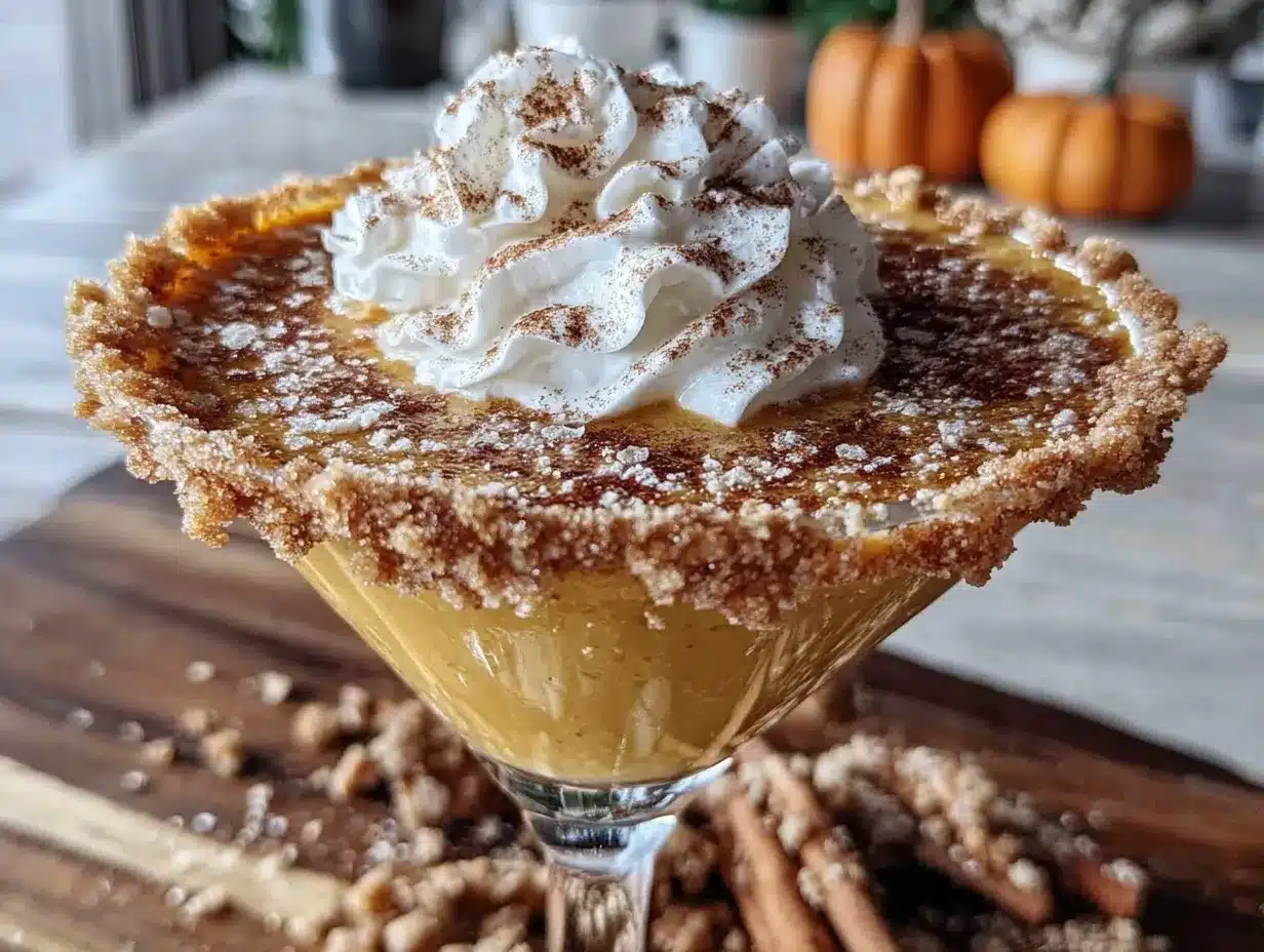 pumpkin pie martini preparation steps