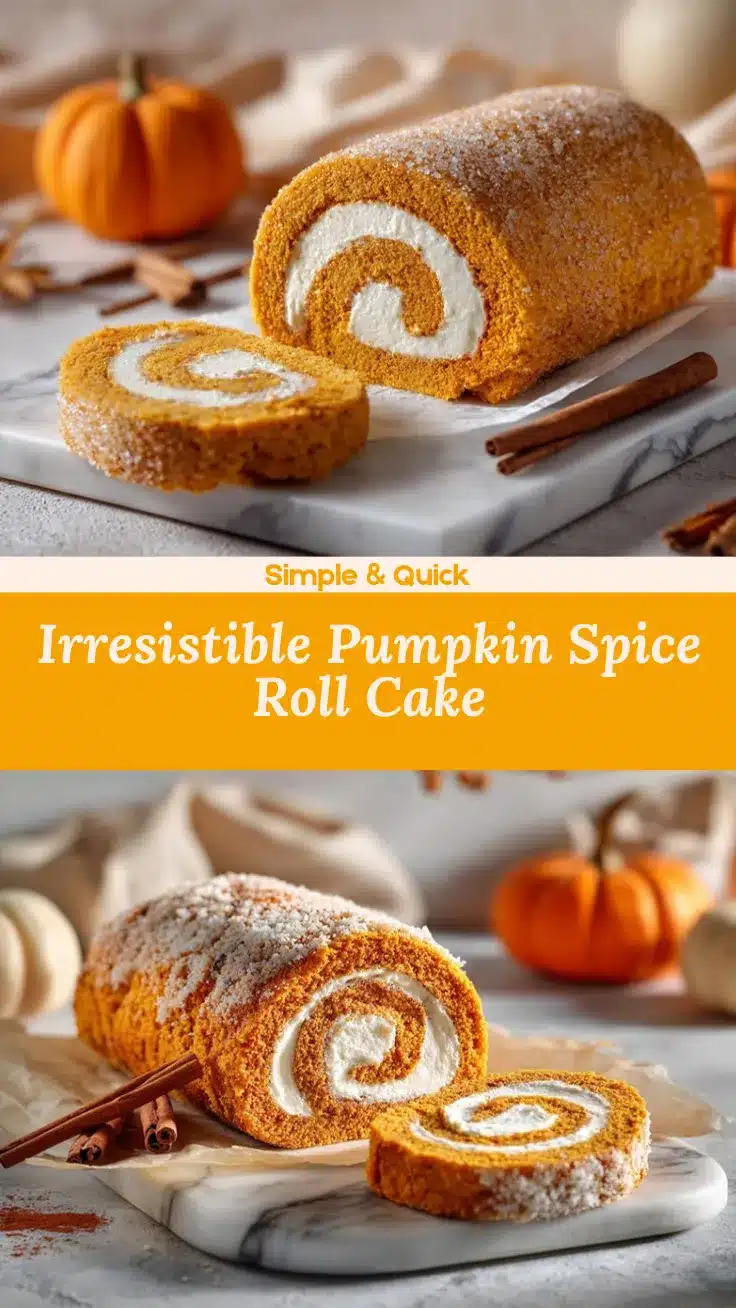 pumpkin spice roll cake recipe