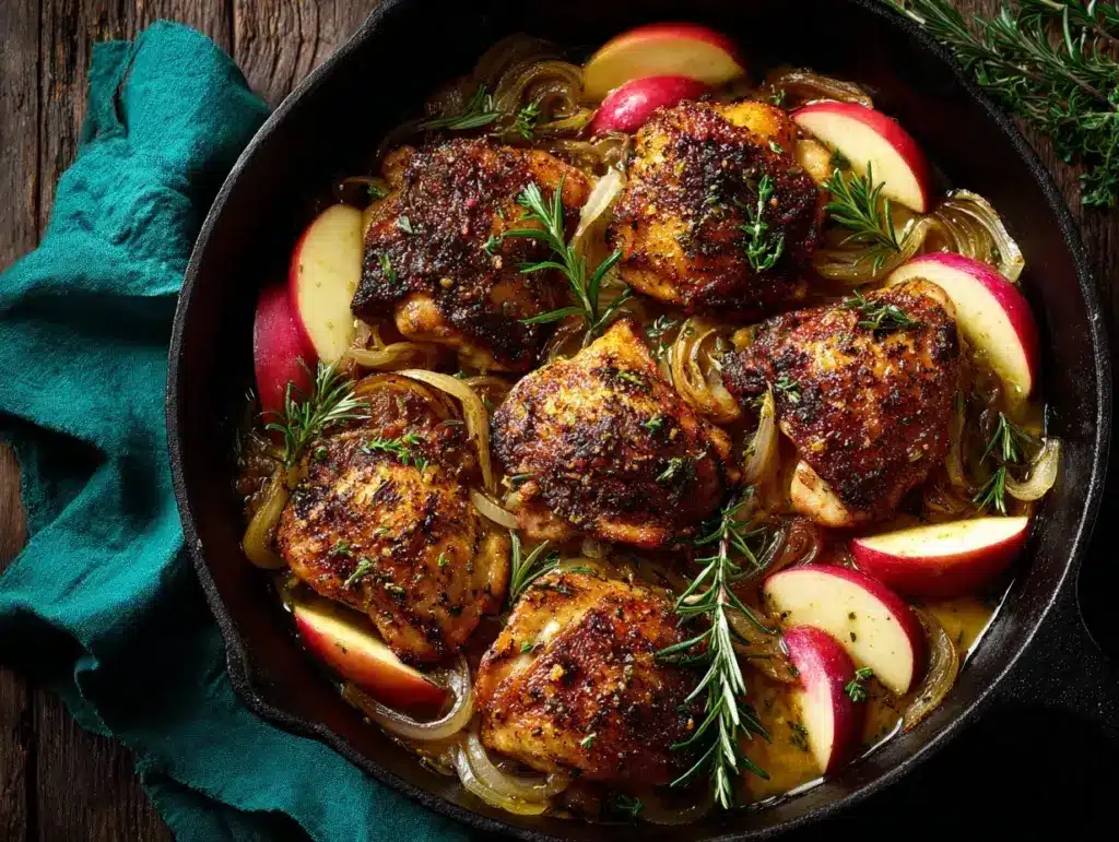 Rosemary Apple Cider Chicken - featured image