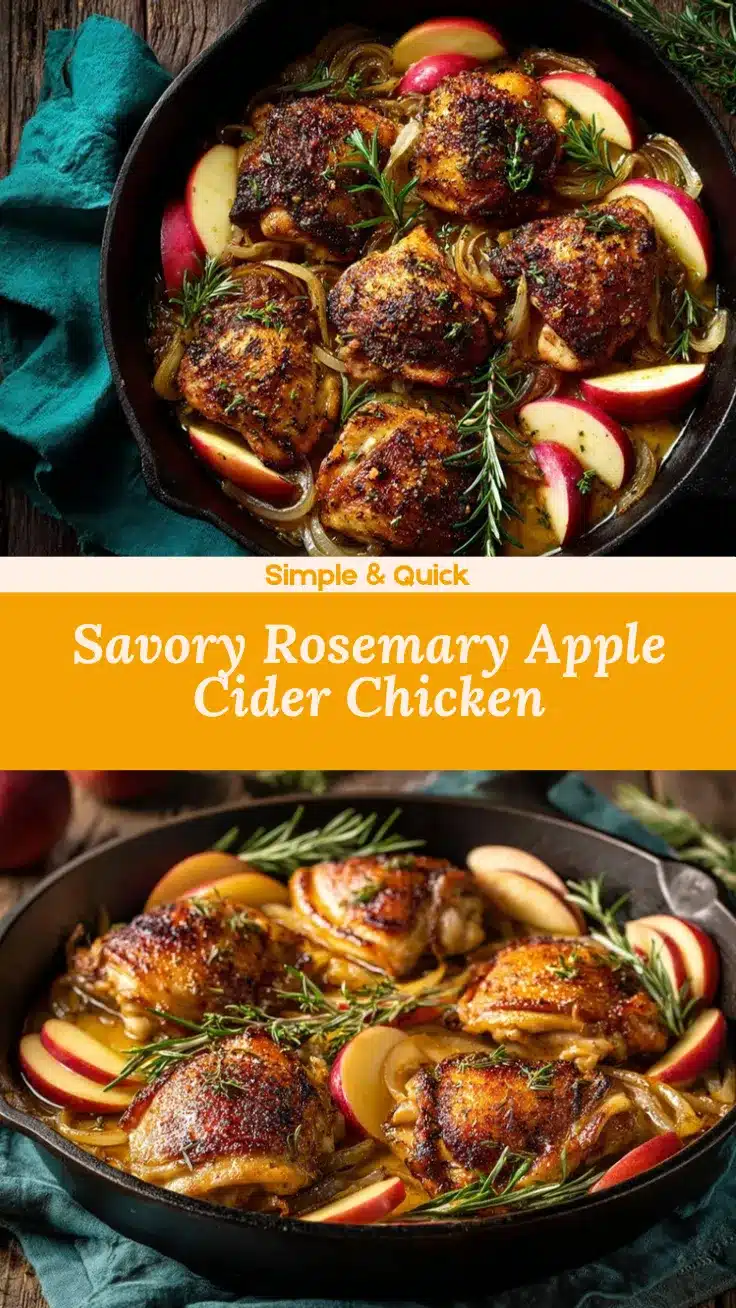 Rosemary Apple Cider Chicken recipe