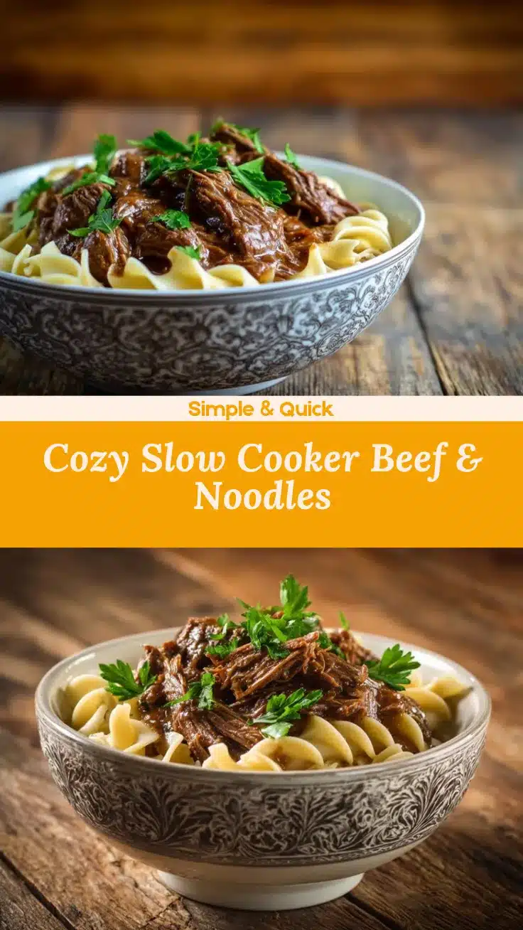 slow cooker beef and noodles recipe