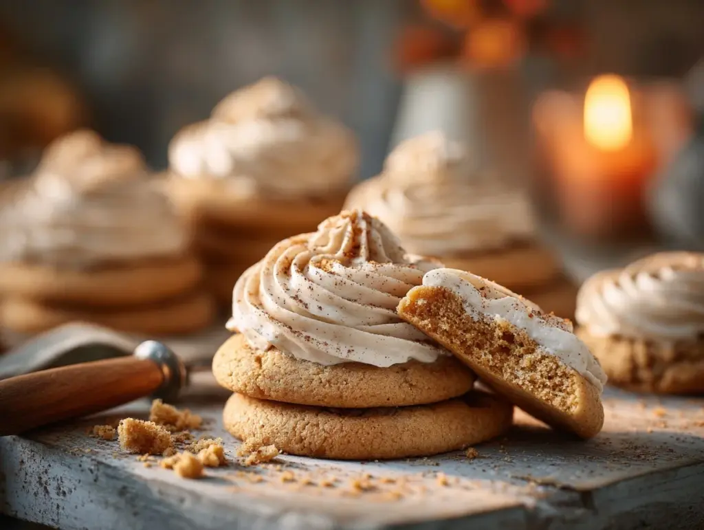 soft pumpkin cookies - featured image